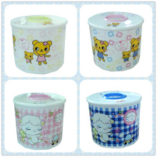 Cartoon Printing Runde Mode PP Tissue Boxes (FF-0220)